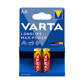 Батарейка VARTA Longlife Power Max Mignon 1.5V - LR6/AA 2 шт в блистере