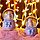 Музыкальный снежный шар "Девушка в цветах", 16см. JM12В, фото 2