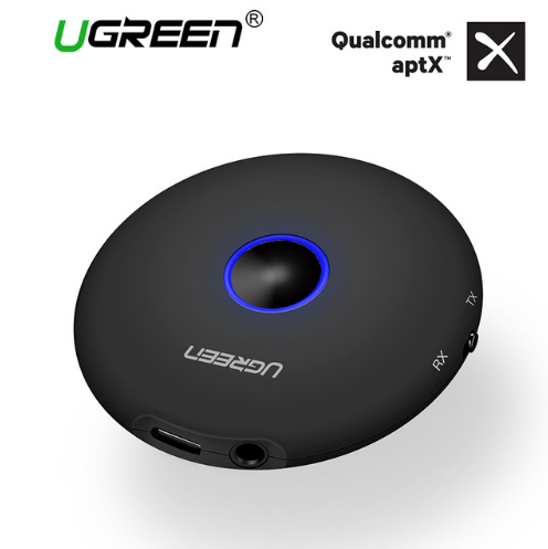 UGREEN 40762 Приемник ресивер звука CM108 Bluetooth Receiver Audio Adapter 5.0 (Black) - фото 4 - id-p104285073