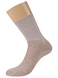 Хлопковые женские носки с широкой комфортной резинкой "в рубчик", фото 5