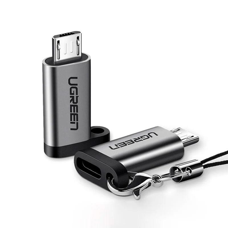 UGREEN 50590 Адаптер US282 Micro USB Male To USB-C Female Adapter