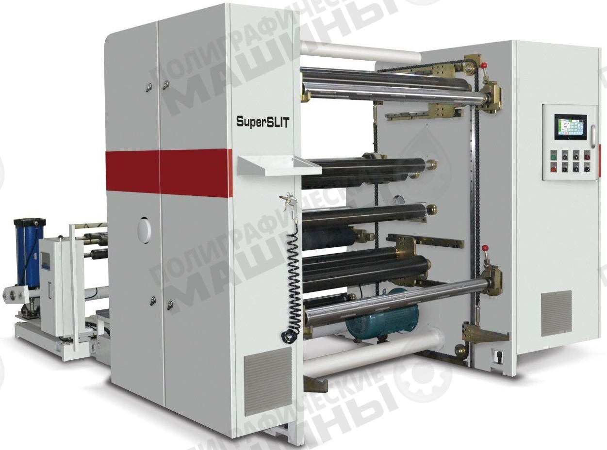 Универсальная сервоприводная бобинорезальная машина для бумаги SuperSLIT-1300
