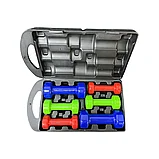 Набор из виниловых гантелей 10кг, 3 пары, фото 3