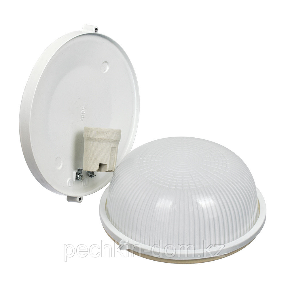 Светильник электрический для бани, металлический, круглый, влагозащищенный, термостойкий - фото 2 - id-p104297503