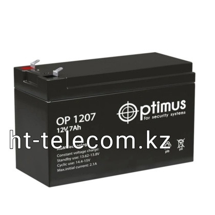 Заказать Аккумуляторная батарея Optimus OP 1207 (12V / 7Ah) в интернет ...