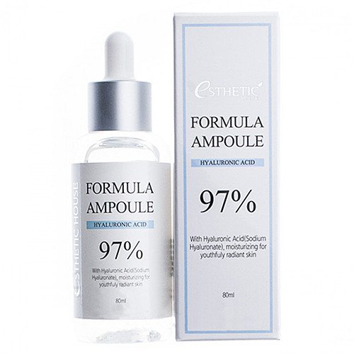 Esthetic House Сыворотка для лица с гиалуроновой кислотой - Formula ampoule hyaluronic acid, 80мл