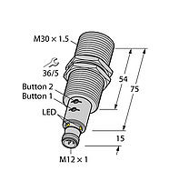 Ультразвуковой датчик TURCK RU300U-EM30E-LIU2PN8X2T-H1151/3GD