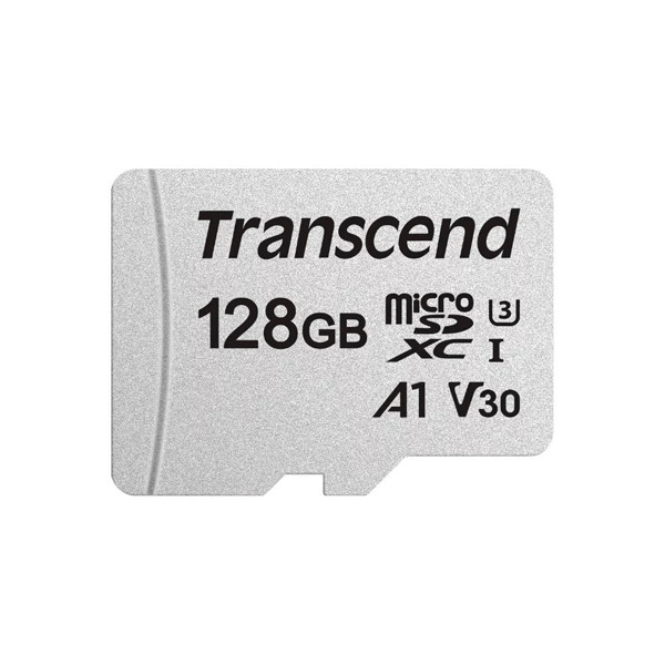 Transcend TS128GUSD300S Карта памяти MicroSD 128GB Class 10 U3 без адаптера
