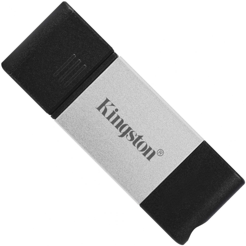 Флэш-накопитель Kingston 32Gb USB-C 3.2 Data Traveler 80 (Silver-Black)