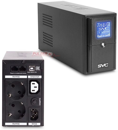 Блок бесперебойного питания SVC V-600-L-LCD - фото 1 - id-p104306514