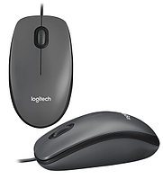 Мышь Logitech M100, Черный серый