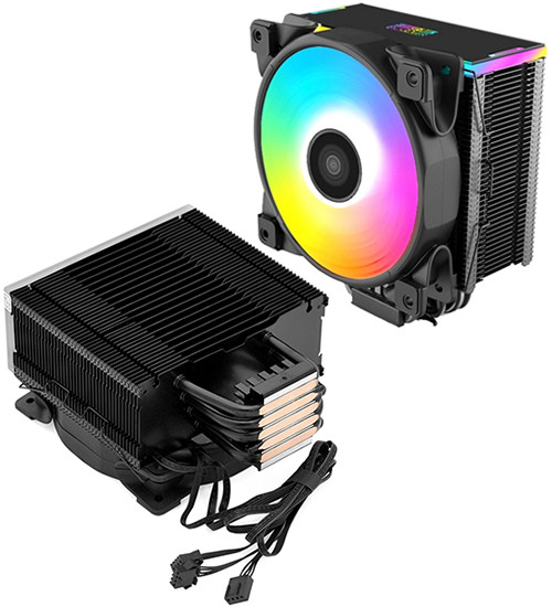 Система охлаждения PCCooler GI-D56A HALO RGB - фото 1 - id-p104305690