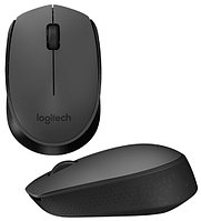 Мышь Logitech M170 Wireless, optical, 1AA, USB nano-receiver, [910-004642], black