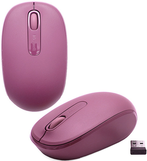 Мышь Microsoft Wireless Mobile 1850, Розовый - фото 1 - id-p104306720