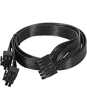 Кабель Molex 12 pin -> 2x8(6+2)pin (переходник для питания видеокарт), Cablexpert CC-PSU-2812