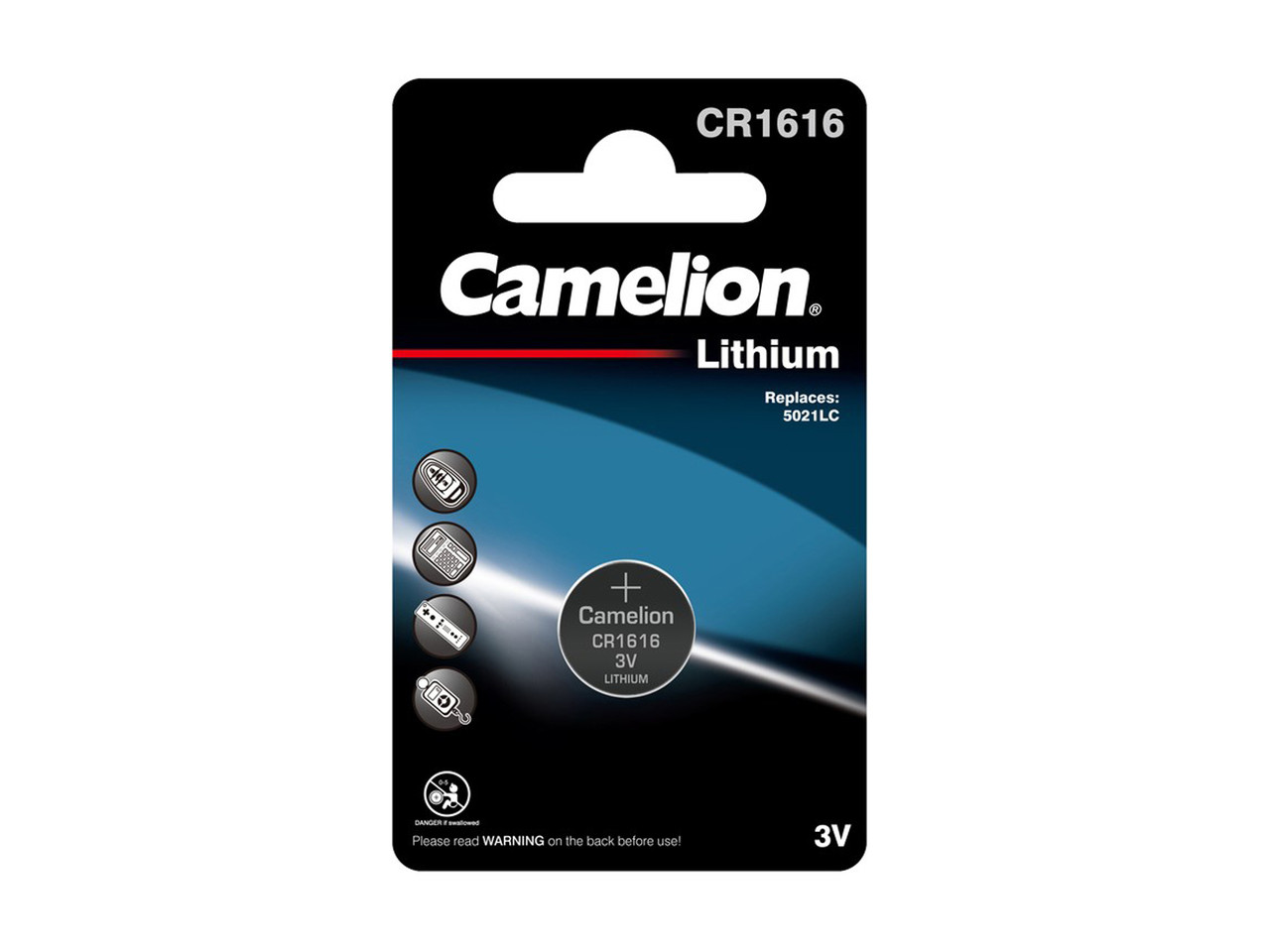 Батарейка Camelion CR1616-BP1 - фото 2 - id-p104307822