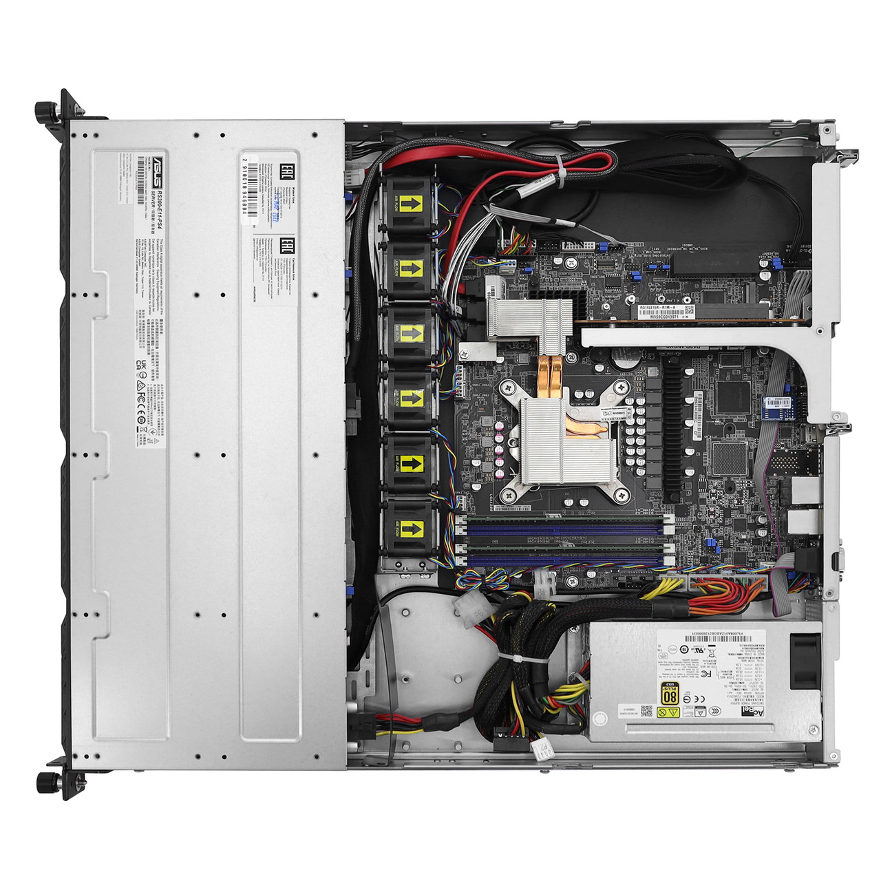 Server ASUS RS300-E11-PS4/Xeon E-2314 4.5GHz, 4C/4T/RAM 16GB/2*SSD 480GB/350W 80+ Gold - фото 2 - id-p104306807