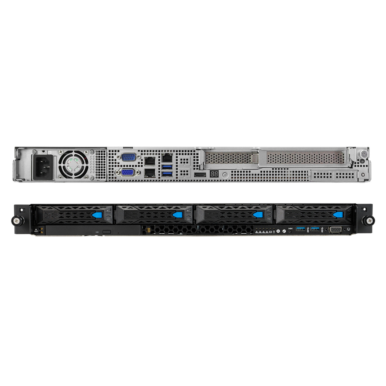 Server ASUS RS300-E11-PS4/Xeon E-2314 4.5GHz, 4C/4T/RAM 16GB/2*SSD 480GB/350W 80+ Gold - фото 3 - id-p104306807
