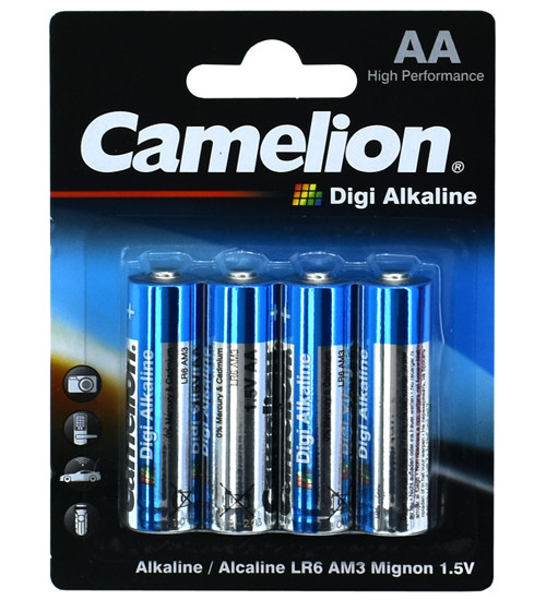 Батарейки Camelion AA (LR6-BP4DG) - фото 1 - id-p104307842