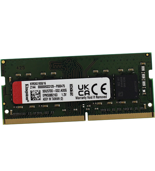 Модуль памяти для ноутбука, Kingston, KVR26S19S8/16, DDR4, 16 GB