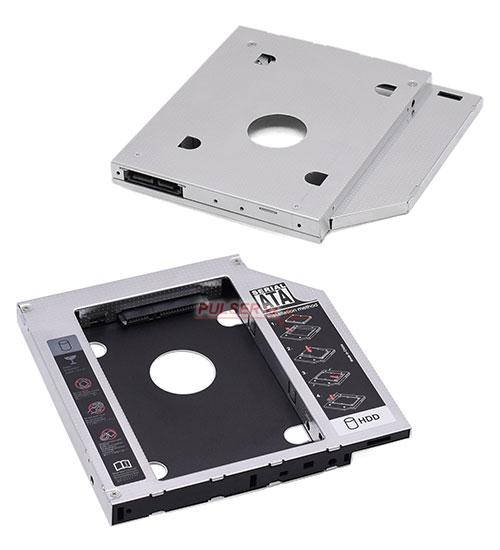 Переходник для установки SSD/HDD вместо DVD в ноутбук, Gembird MF-95-02 - фото 1 - id-p104307887