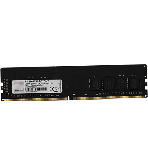 Модуль памяти G.Skill, F4-2666C19S-32GNT, DDR4, 32 GB