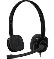 Гарнитура Logitech H151 Stereo Headset, Черный