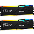 Комплект модулей памяти Kingston Fury Beast RGB, KF560C40BBAK2-16, DDR5, 16 GB, фото 2