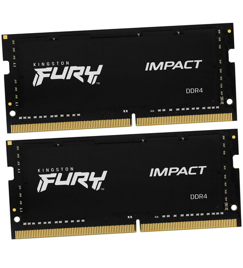 Модуль памяти для ноутбука, Kingston FURY Impact, KF426S16IBK2/64, DDR4, 64 GB