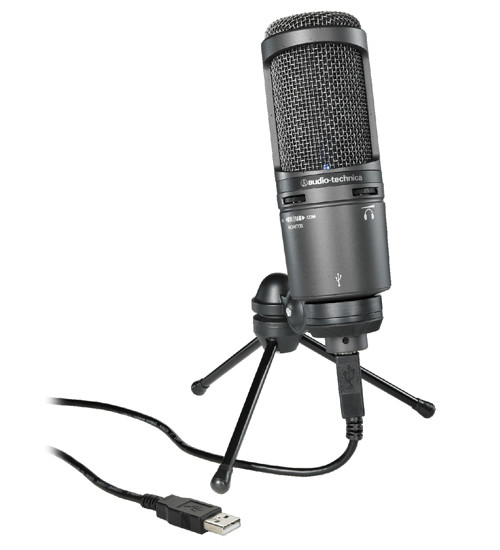 Микрофон Audio-Technica AT2020USB+ - фото 1 - id-p104306999