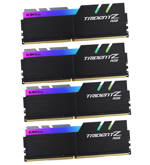 Комплект модулей памяти G.Skill Trident Z RGB F4-3600C18Q-64GTZR DDR4, 64 GB