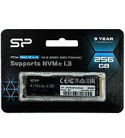 Твердотельный накопитель SSD M.2 PCIe Silicon Power A60, SP256GBP34A60M28, 256 GB