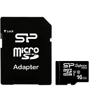 Карта памяти SDHC Silicon Power, SP016GBSTHDU3V10SP, 16GB, Class 10