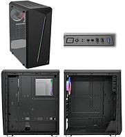 Корпус ATX midi tower 1stPlayer, Rainbow R3, (без БП), black