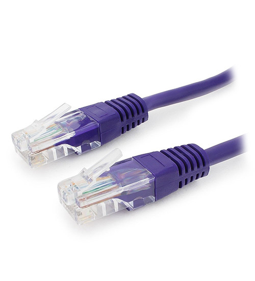 Патч-корд Cablexpert PP12-0.25M/V, фиолетовый - фото 1 - id-p104307338