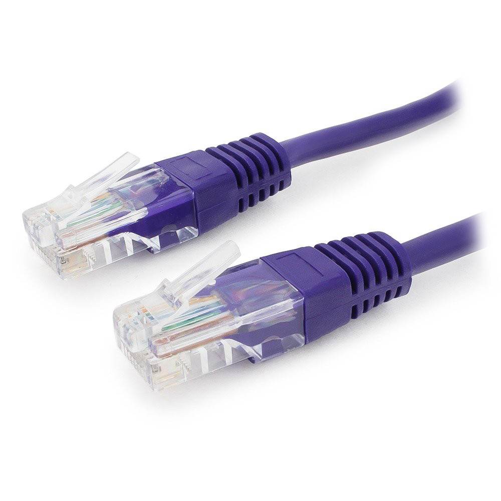 Патч-корд Cablexpert PP12-0.25M/V, фиолетовый - фото 2 - id-p104307338