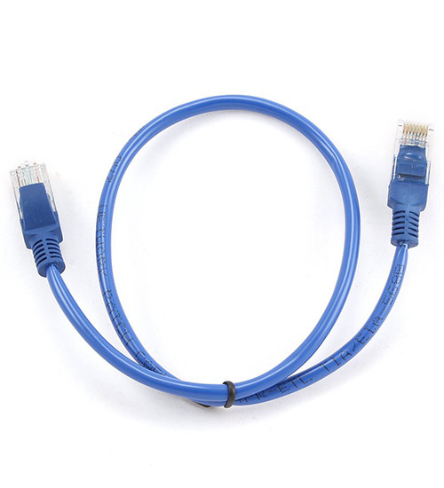 Патч-корд Cablexpert PP12-0.5M/B, синий - фото 1 - id-p104307344