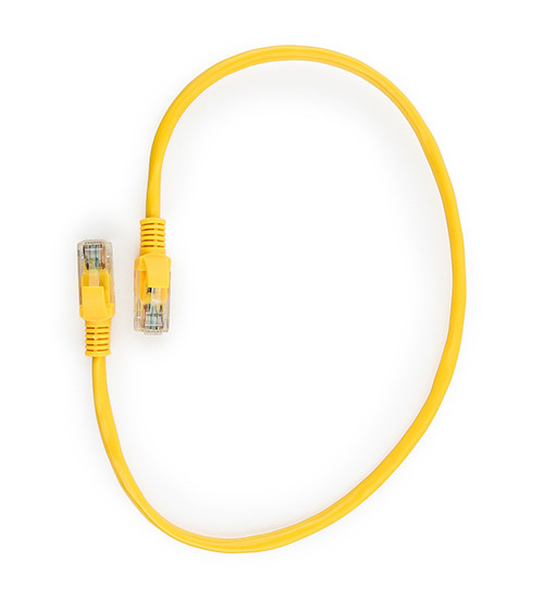 Патч-корд Cablexpert PP10-0.5M/Y, желтый - фото 1 - id-p104307354
