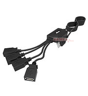 Концентратор USB 2.0 Ritmix CR-2405, Черный