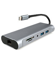 Концентратор USB Type-C, Cablexpert A-CM-COMBO7-01