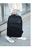 Школьный повседневный рюкзак 3 в 1 business backpack Рюкзак. Сумка через Плечо и Кошелек, фото 3