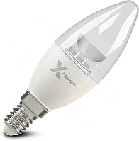 Светодиодная диммируемая лампа X-flash LED E14 6W 4000K 220V