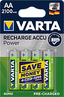 Аккумулятор VARTA 56706 V-2100mAh-1,2V-AA (4шт)
