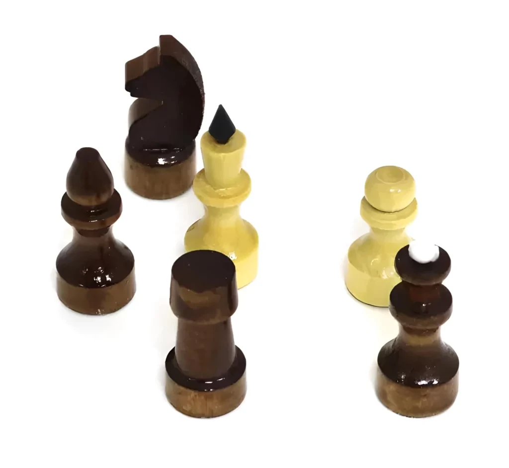 Настольная игра: Шахматы деревянные обиходные лакированные | Лига Шахмат - фото 2 - id-p2055197