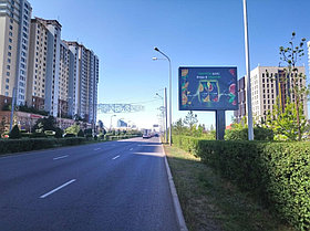 Размещение рекламы на ситибордах г. Астана