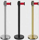 Ленточный барьер мобильное ограждение, фото 2