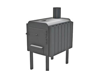 Отопительная печь Буржуйка NEW (Тепло Сталь) 50 м3