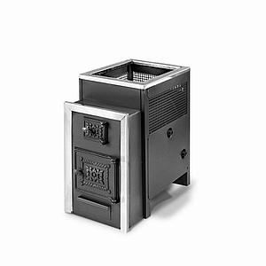 Печь для бани Радуга 21, сталь 8 мм, теплообменник нержавеющий