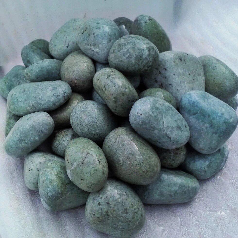 Камень для бани Жадеит шлифованный 10 кг мелкий Хакасия - фото 3 - id-p55916612