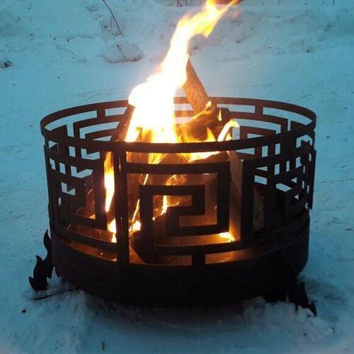 Чаша костровая AGNI, ф650, Греческая, с полимерным покрытием